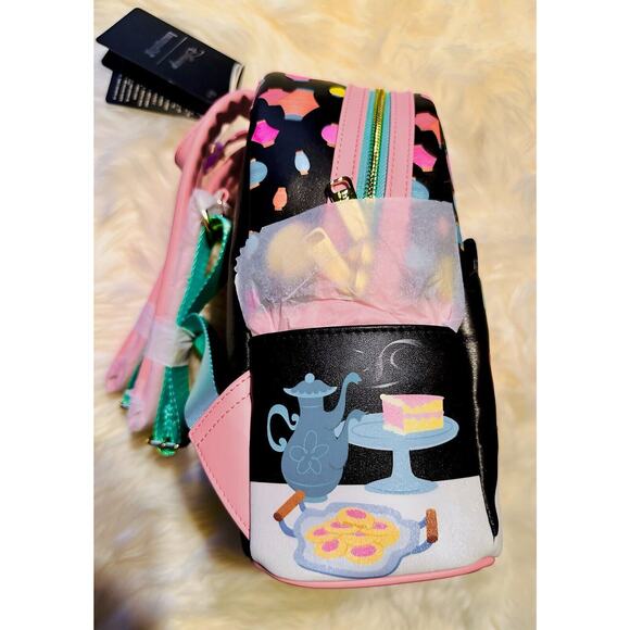 *NEW* Loungefly Disney Alice in Wonderland Unbirthday Party Mini Backpack - Picture 4 of 6
